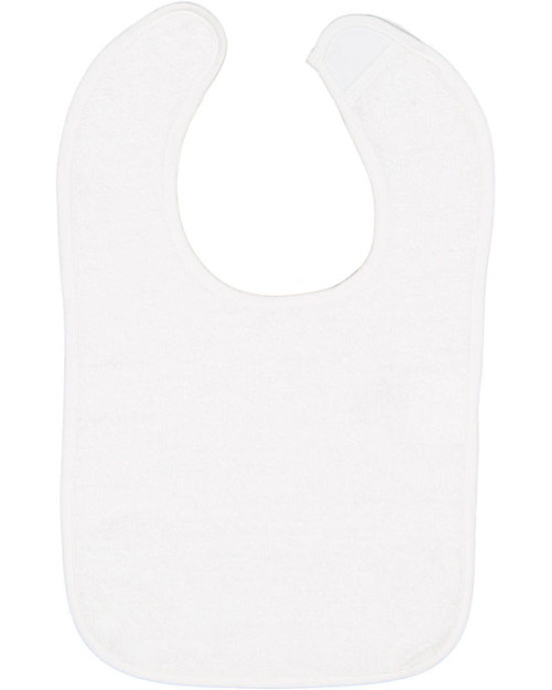 Bavette pour bébé en ratine de Rabbit Skins avec boutons-pression