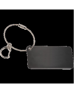 Étiquette d'identification en aluminium