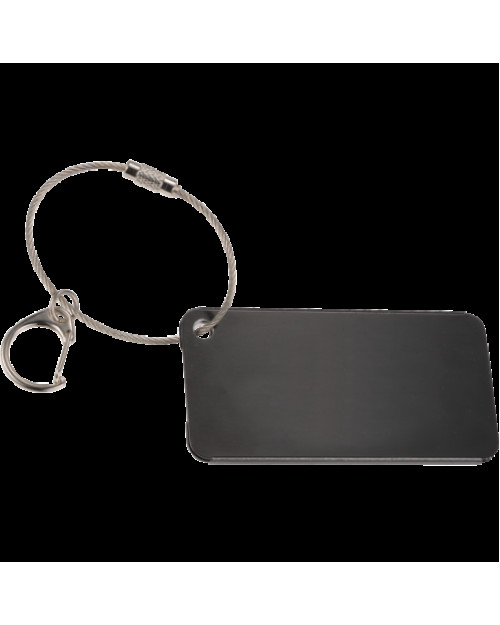 Étiquette d'identification en aluminium