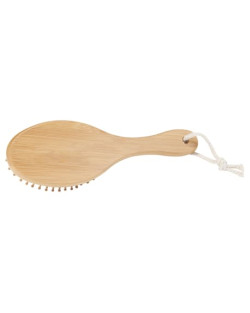 Brosse à cheveux massante en bambou