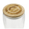 Tasse en verre Easton avec couvercle en bambou FSC 12oz