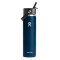 Hydro Flask® Wide Mouth avec bouchon de paille flexible 24oz