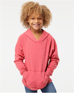 Molleton à capuchon raglan en mélange spécial pour enfants