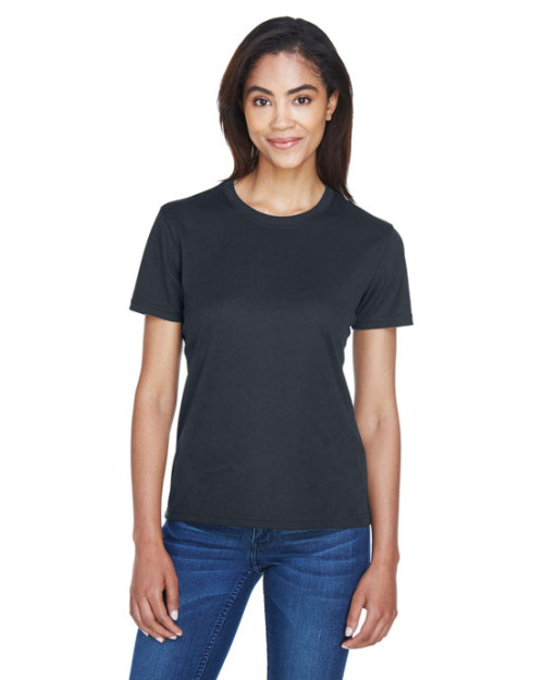 T-shirt performance pour femme en piqué Pace de CORE365MC à encolure ronde