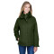 Manteau 3 en 1 pour femme Region de CORE365MC avec doublure en molleton