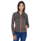 Manteau pour femme Flux de North End SportMD Rouge en molleton contrecollé à motif mélangé