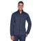 Manteau pour homme Newbury en molleton à motif mélangé avec blocs de couleur et fermeture pleine longueur de Devon & JonesMD